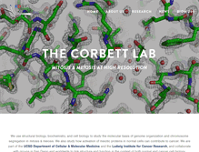 Tablet Screenshot of corbettlab.org